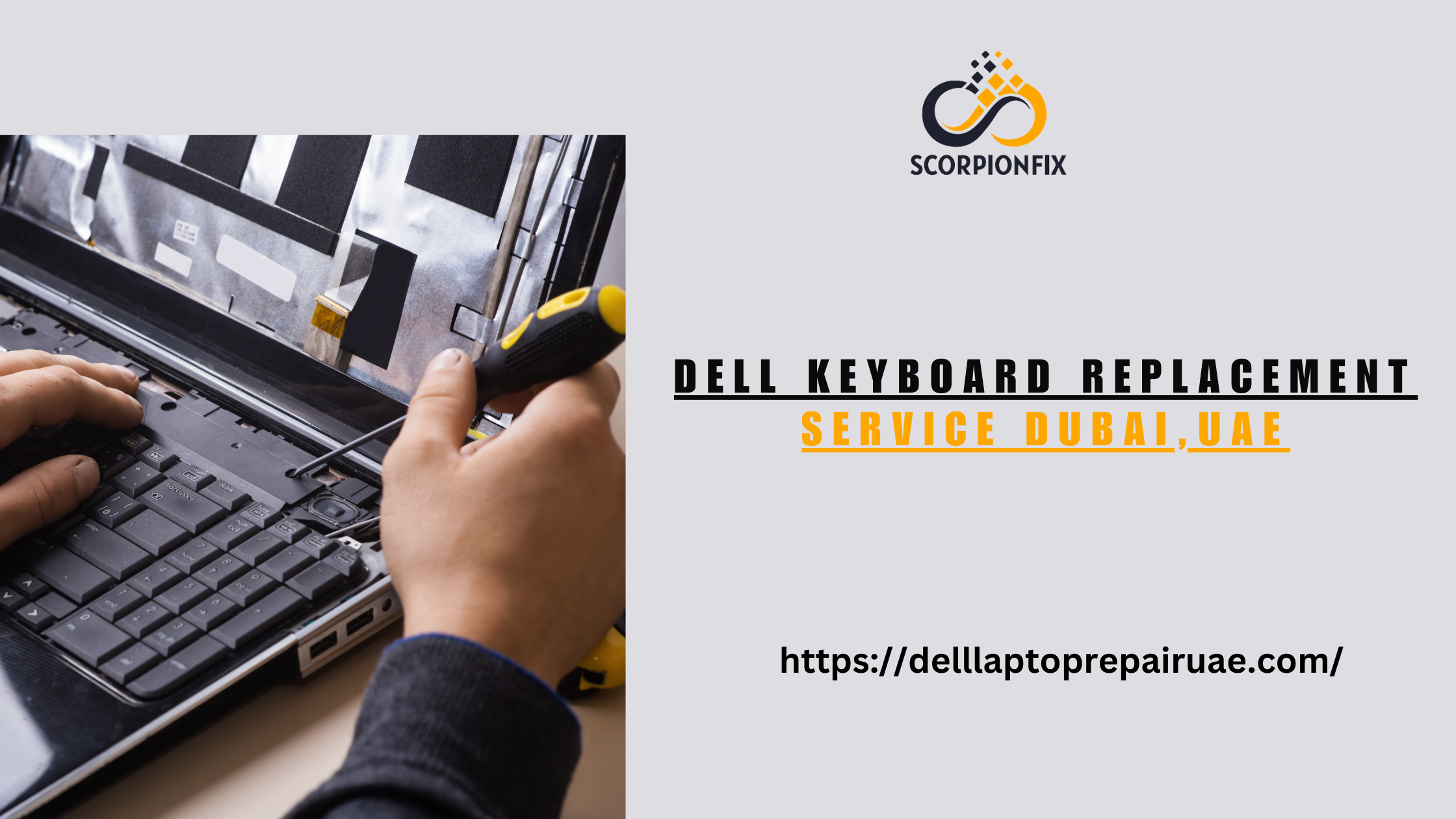Dell Laptop Keyboard Repair & Replacement In Dubai